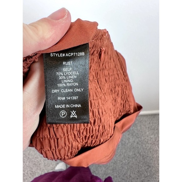 NWOT ASTR The Label Kona Strapless Wide Leg Crop Jumpsuit S - Picture 8 of 9